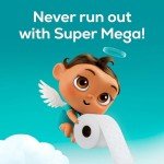 Angel Soft Toilet Paper, 6 Super Mega Rolls