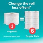Angel Soft Toilet Paper, 6 Super Mega Rolls