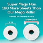 Angel Soft Toilet Paper, 6 Super Mega Rolls