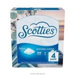 Scotties Everyday Comfort Facial Tissue Pack, 4 Boxes