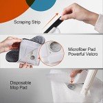 CLEANHOME Triangle Wall Mop with 10 Disposable Pads