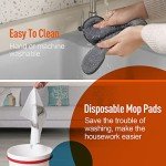 CLEANHOME Triangle Wall Mop with 10 Disposable Pads