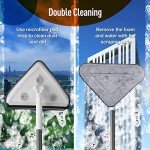 CLEANHOME Triangle Wall Mop with 10 Disposable Pads