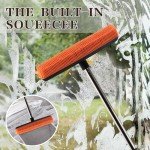 2 in 1 Rubber Broom with Long Handle