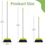55” Green Floor Broom for Hardwood Cleaning
