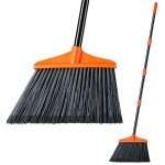 Heavy Duty Extendable Broom for Indoor/Outdoor Use
