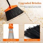 Heavy Duty Extendable Broom for Indoor/Outdoor Use