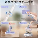 2-in-1 Floor Sweeper and Mop Kit