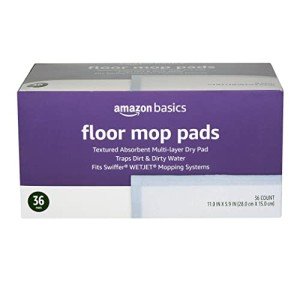 Amazon Basics Dry Floor Mop Pads, 36 Count