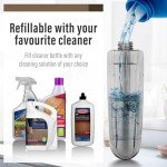 Wet Spray Mop with Refillable Bottle & Microfiber Pads