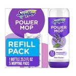 Swiffer Power Mop Refill Pack with Lavender Solution