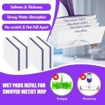 30 Count Mop Pad Refills for Swiffer Wet Jet