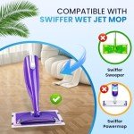36 Pack Wet Jet Mop Pad Refills, Durable & Absorbent