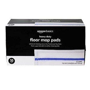 Heavy Duty Dry Mop Pads - 30 Count, 11" x 5.9