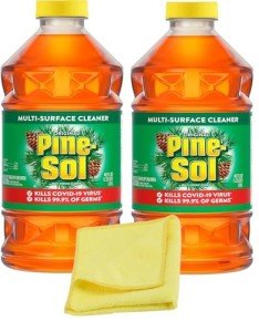 Microfiber Cloths with PineSol All-Purpose Cleaner Bundle