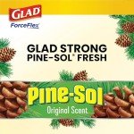 Glad ForceFlex 30 Gal Trash Bags, Pine-Sol Scent