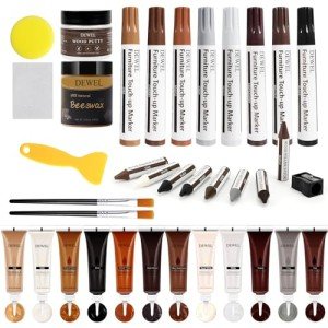 Wood Furniture Repair Kit with Touch-Up Markers