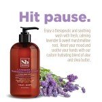 Coconut Lavender Meyer Lemon Liquid Hand Soap, 12oz 3-Pack