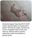 Big D 170 D-Vour Absorbent Powder - Lemon, 12 Pack