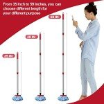 Stainless Steel Adjustable Mop Replacement Handle