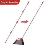GRAREND Adjustable 4-Section Spin Mop Handle
