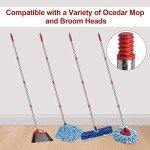 GRAREND Adjustable 4-Section Spin Mop Handle