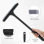 15.9" 2-in-1 Car Window Squeegee and Cleaner