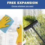 15.9" 2-in-1 Car Window Squeegee and Cleaner