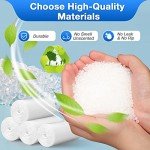 Charmount Small Clear Trash Bags, 1.2 Gallon, 102 Count