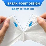 Charmount Small Clear Trash Bags, 1.2 Gallon, 102 Count