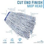KLEEN Handler 1.25" Cut End Finishing Mop, 3-Pack