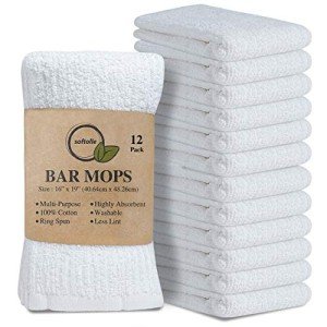Softolle Super Absorbent Cotton Kitchen Towels - 12 Pack