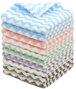 Microfiber Cleaning Cloths - Lint Free, 10 Pack