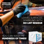 Microfiber Cleaning Cloths - White 12 Pack