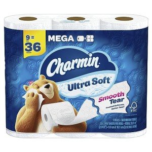Charmin Ultra Soft 9 Mega Rolls Toilet Paper