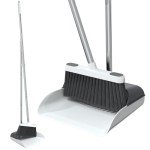 Ergonomic 50” Stand-Up Dustpan and Broom Set