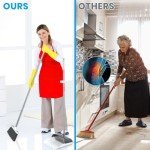 Ergonomic 50” Stand-Up Dustpan and Broom Set