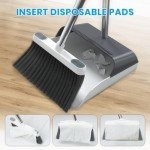 Ergonomic 50” Stand-Up Dustpan and Broom Set
