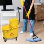Heavy Duty Cotton Mop Head Replacement, Pack of 6