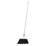 Amazon Basics Heavy-Duty Blue and White Broom