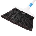 Amazon Basics Heavy-Duty Blue and White Broom