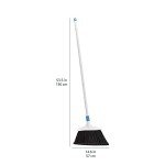 Amazon Basics Heavy-Duty Blue and White Broom