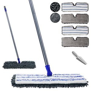 Masthome Microfiber Mop with 4 Reusable Pads