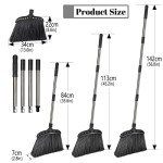 Masthome 56" Heavy Duty Outdoor Broom