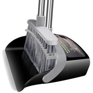 Broom and Dustpan Combo with Long Handle