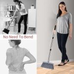 Broom and Dustpan Combo with Long Handle
