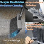 Broom and Dustpan Combo with Long Handle