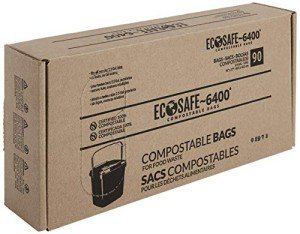EcoSafe 6400 Compostable Bin Liners - Pack of 90