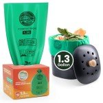 100 Count 1.3 Gallon Compostable Kitchen Bags