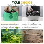 100 Count 1.3 Gallon Compostable Kitchen Bags